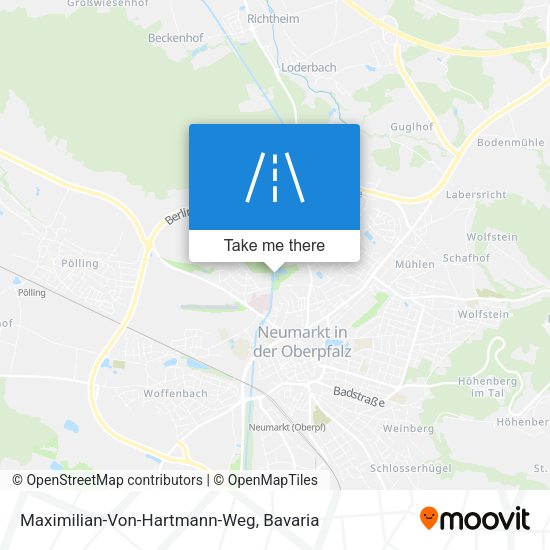 Maximilian-Von-Hartmann-Weg map