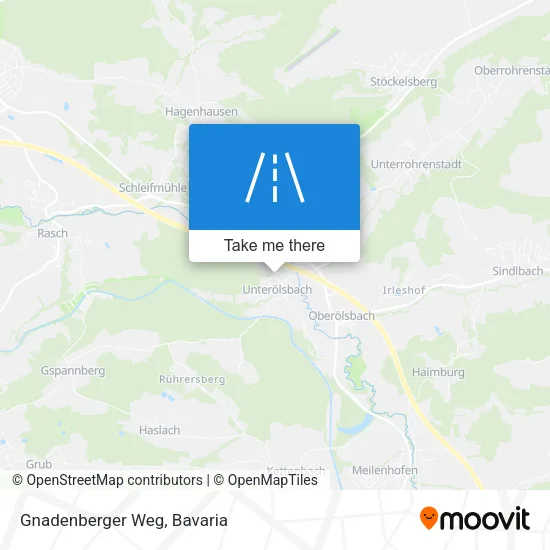 Карта Gnadenberger Weg