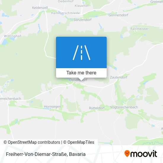 Freiherr-Von-Diemar-Straße map