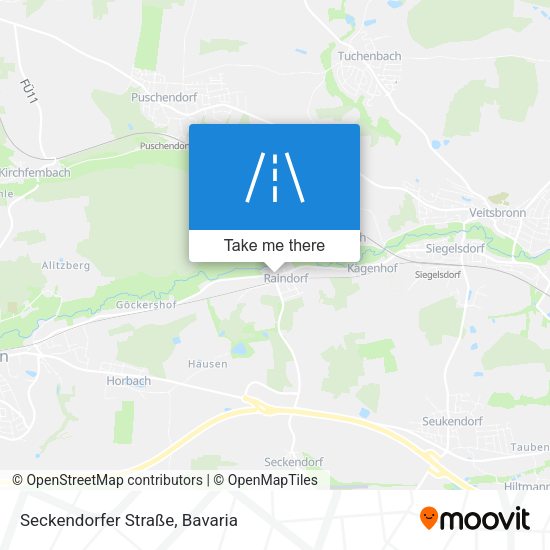 Seckendorfer Straße map