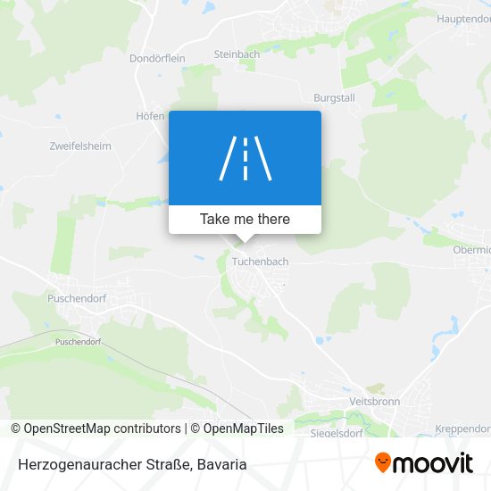 Herzogenauracher Straße map