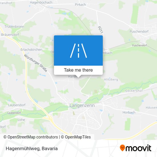 Hagenmühlweg map