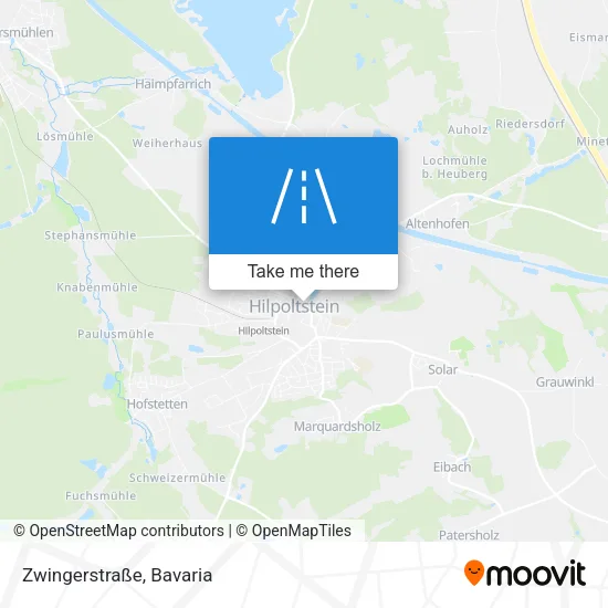Карта Zwingerstraße