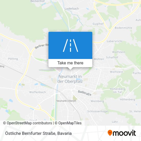 Östliche Bernfurter Straße map