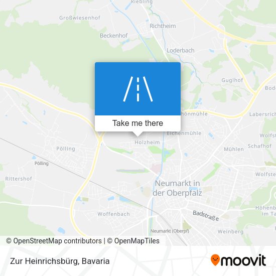 Zur Heinrichsbürg map