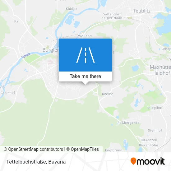 Карта Tettelbachstraße
