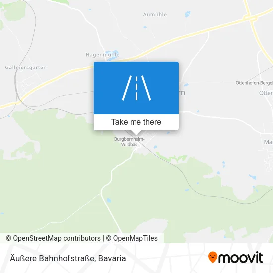 Карта Äußere Bahnhofstraße