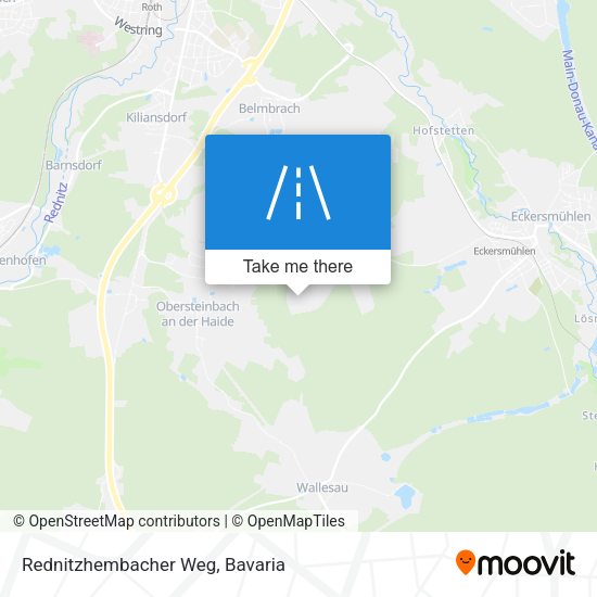 Rednitzhembacher Weg map