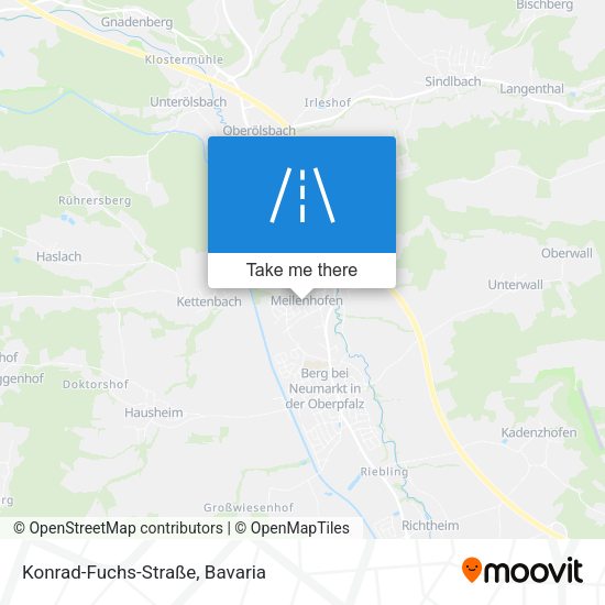 Konrad-Fuchs-Straße map