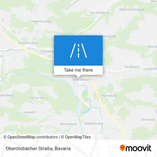Карта Oberölsbacher Straße