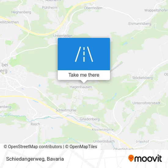 Карта Schiedangerweg
