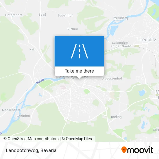 Карта Landbotenweg