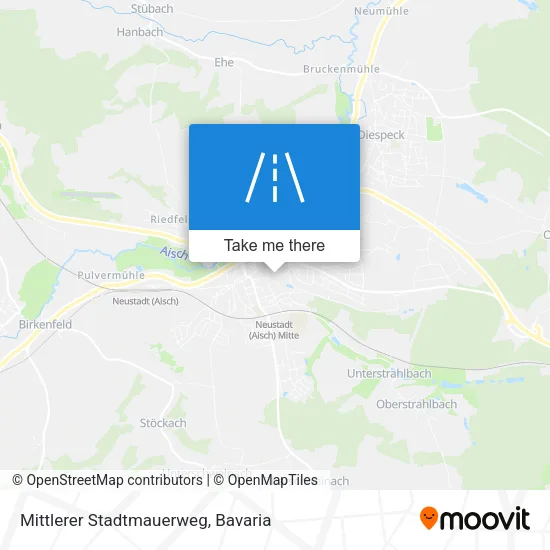 Карта Mittlerer Stadtmauerweg