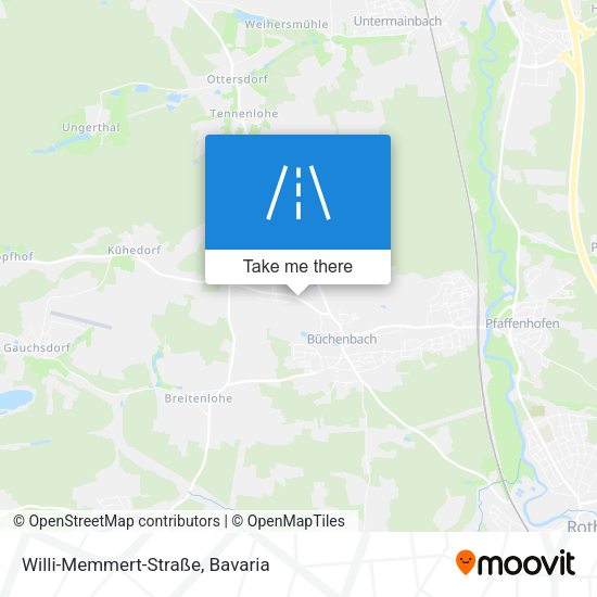 Willi-Memmert-Straße map