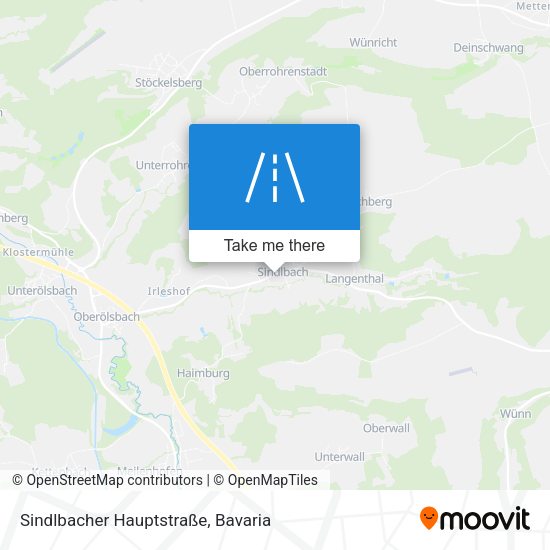 Sindlbacher Hauptstraße map