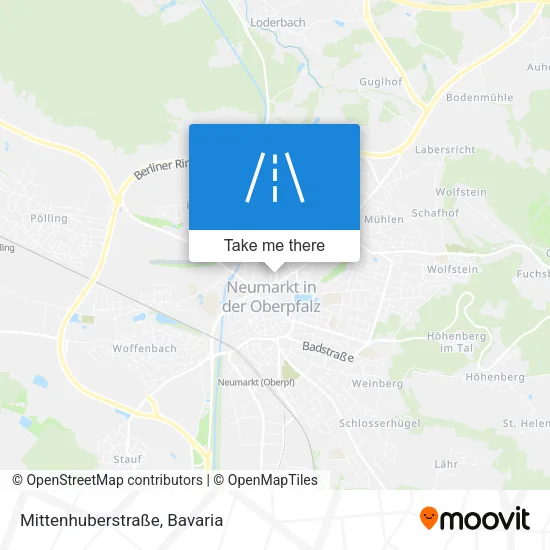 Mittenhuberstraße map