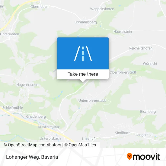 Карта Lohanger Weg