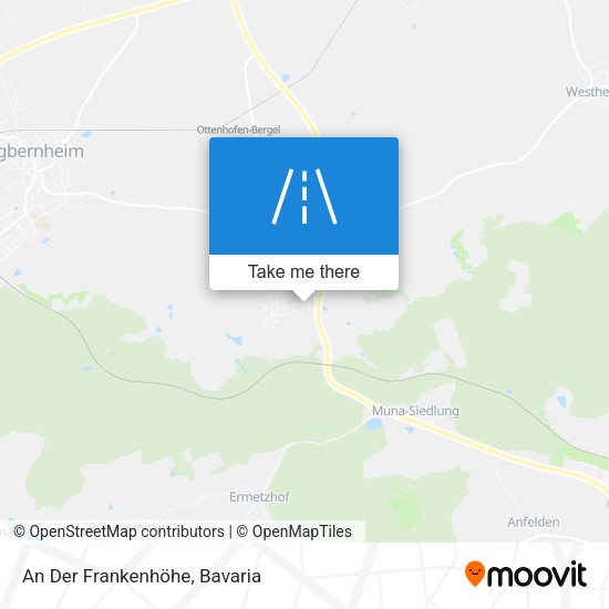 An Der Frankenhöhe map