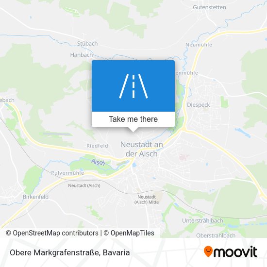 Obere Markgrafenstraße map