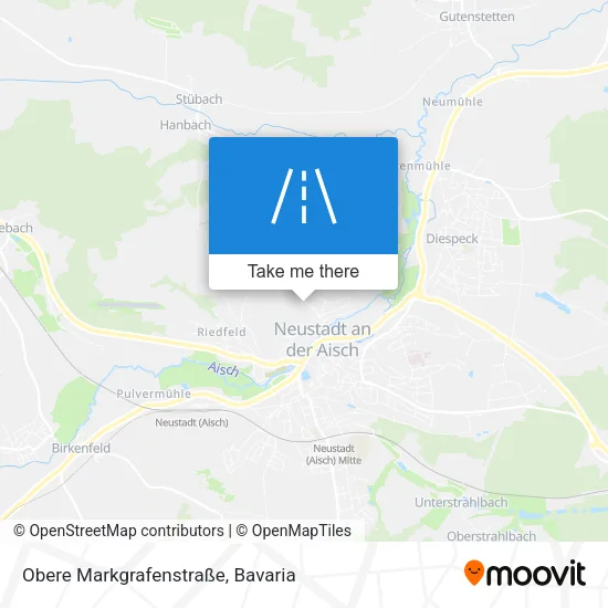 Карта Obere Markgrafenstraße