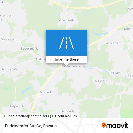 Rudelsdorfer Straße map