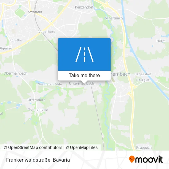 Карта Frankenwaldstraße