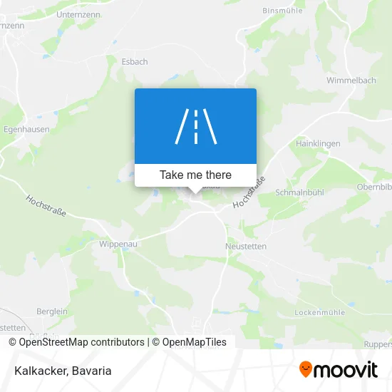 Карта Kalkacker