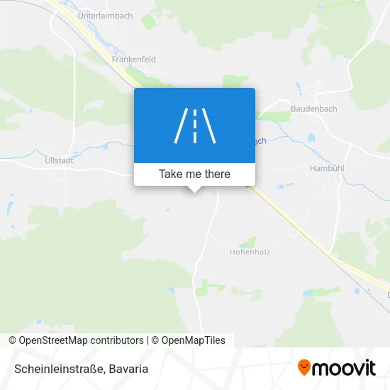 Карта Scheinleinstraße