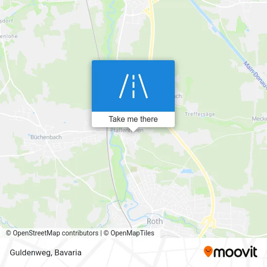 Карта Guldenweg