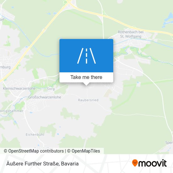 Äußere Further Straße map