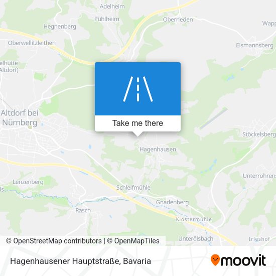 Hagenhausener Hauptstraße map