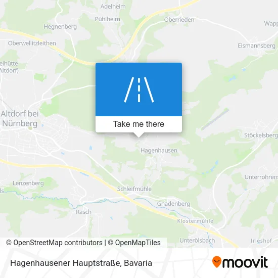 Карта Hagenhausener Hauptstraße