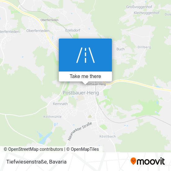 Tiefwiesenstraße map