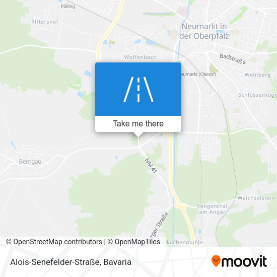 Alois-Senefelder-Straße map