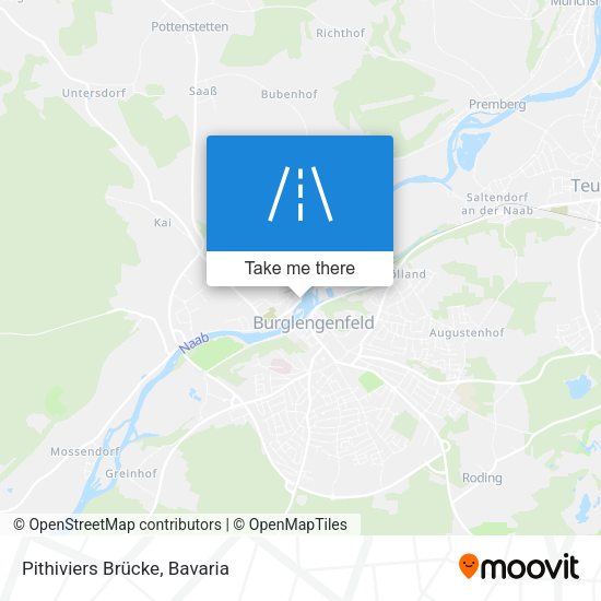 Pithiviers Brücke map