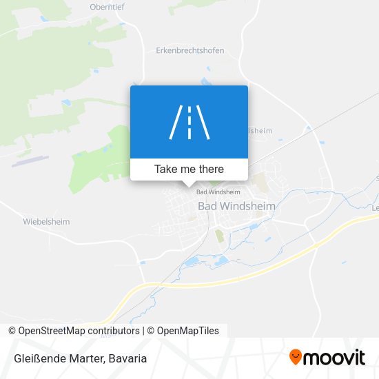 Gleißende Marter map