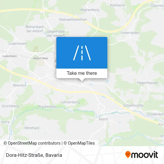 Карта Dora-Hitz-Straße