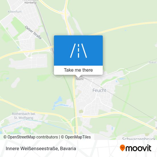 Innere Weißenseestraße map