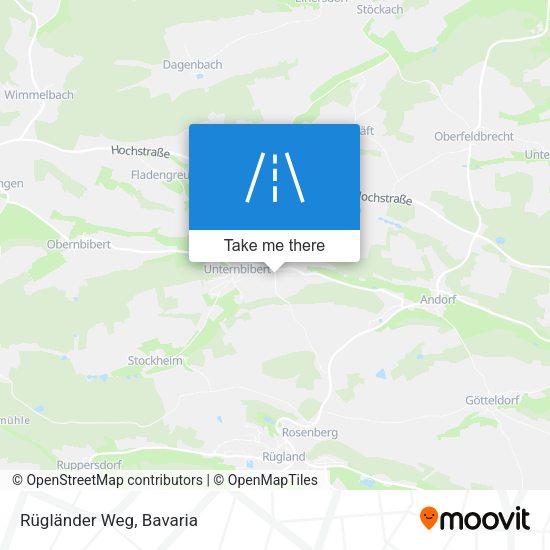 Rügländer Weg map