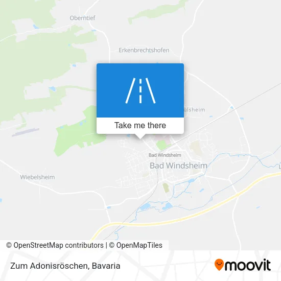 Карта Zum Adonisröschen