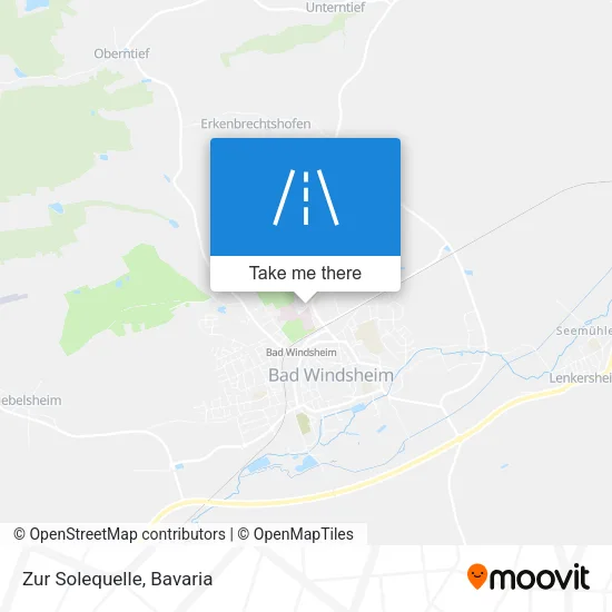 Карта Zur Solequelle