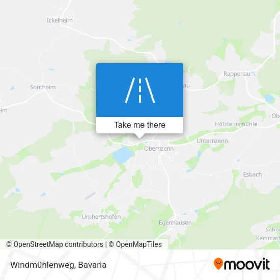 Windmühlenweg map