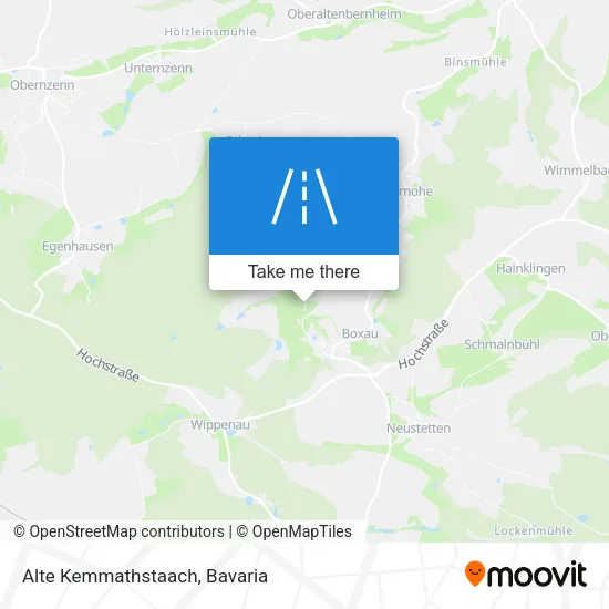 Карта Alte Kemmathstaach