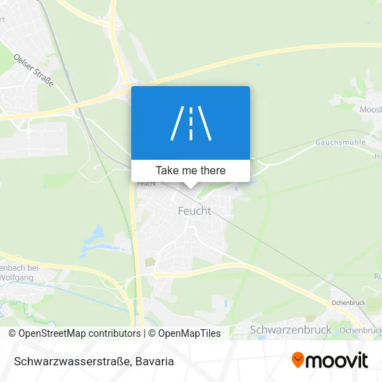 Карта Schwarzwasserstraße