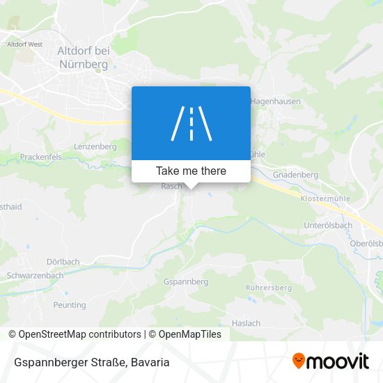 Gspannberger Straße map
