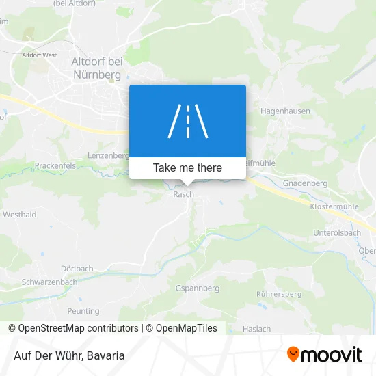 Карта Auf Der Wühr