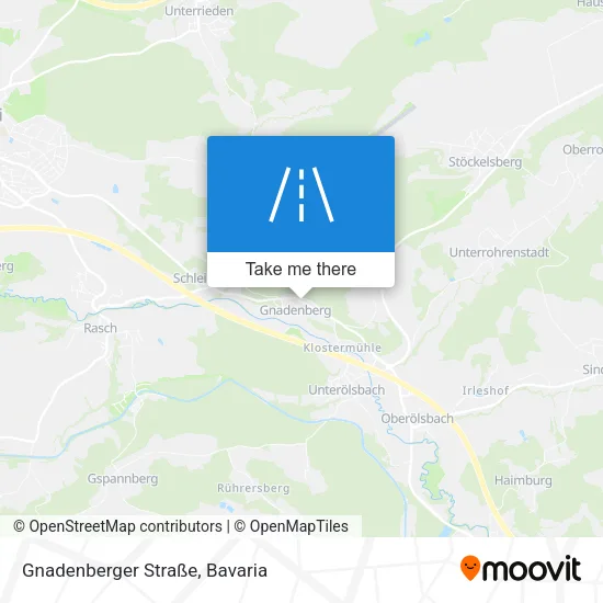 Карта Gnadenberger Straße
