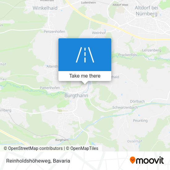 Reinholdshöheweg map