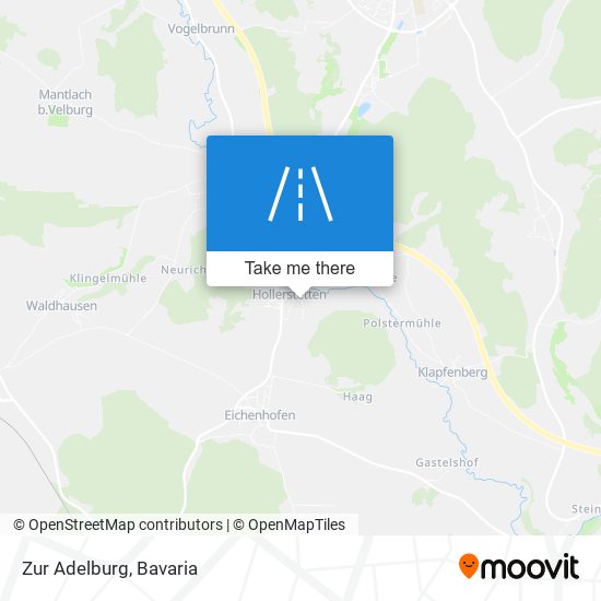 Zur Adelburg map