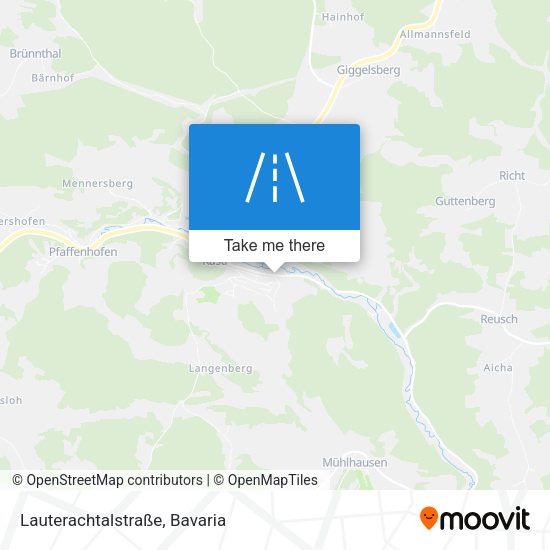 Lauterachtalstraße map